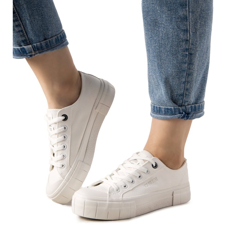 Zapatillas de mujer Gooby White Big Star blanco