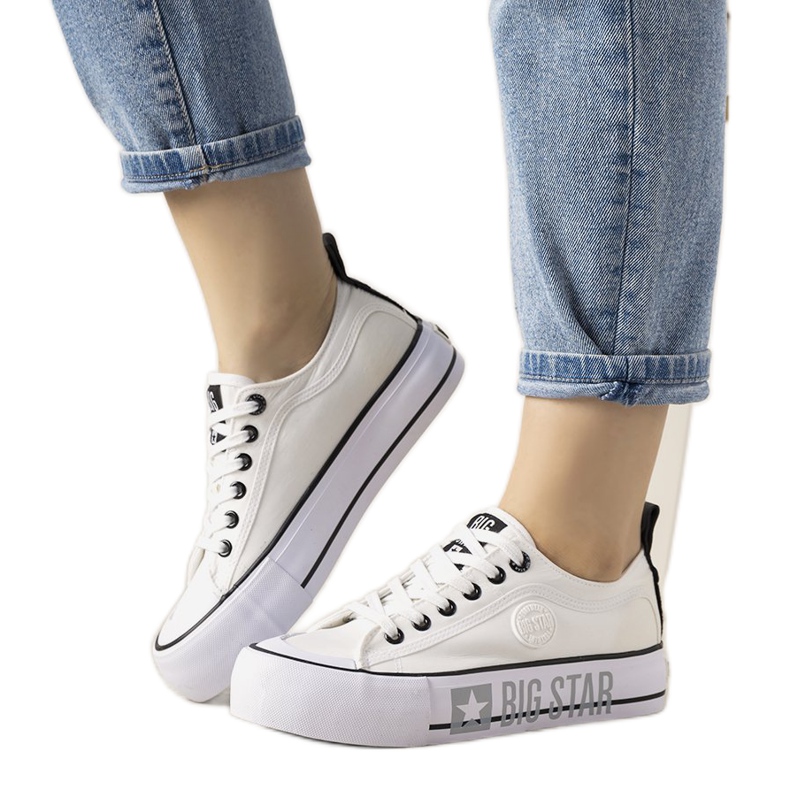 Zapatillas de mujer Alexa White Big Star blanco
