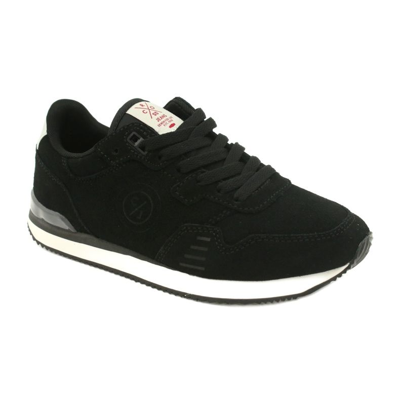 Cross Jeans Zapatos deportivos femeninos jeans cruzados negros II2R4028C Cross Jeans Zapatos deportivos femeninos jeans cruzados negros II2R4028C