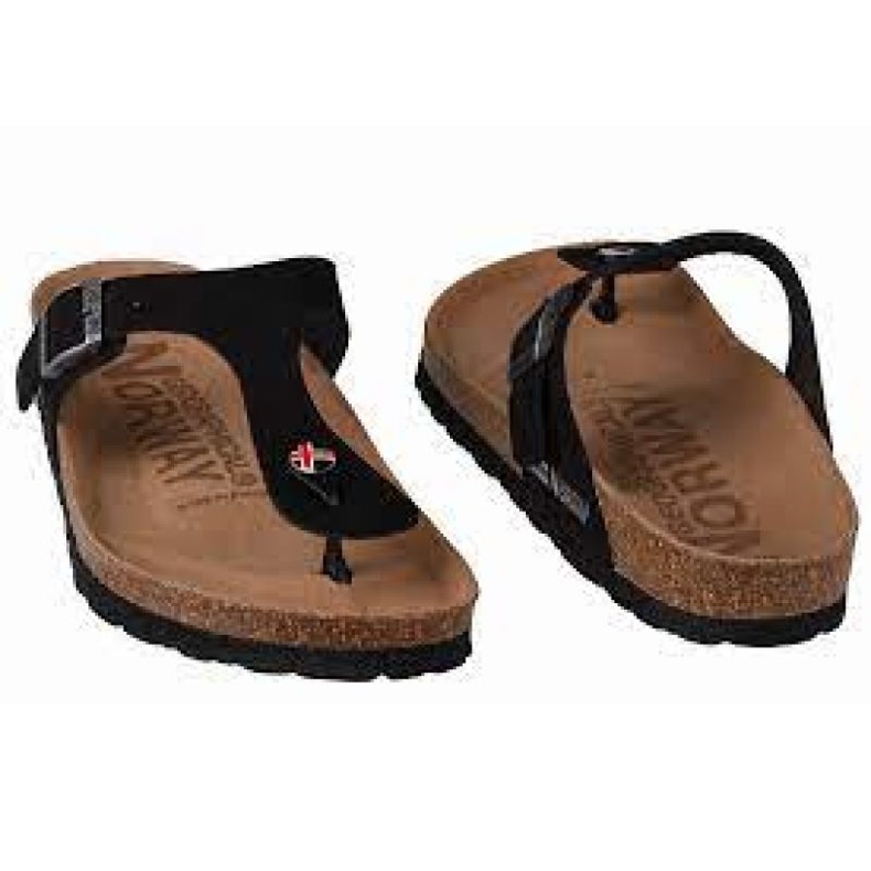 Chanclas Geographical Norway Sandalias Esclavas Bios W GNW20408-01 negro