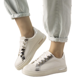 Zapatillas blancas mate con suela Shift blanca blanco