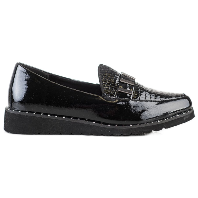 Filippo Zapatos de cuero de moda negro