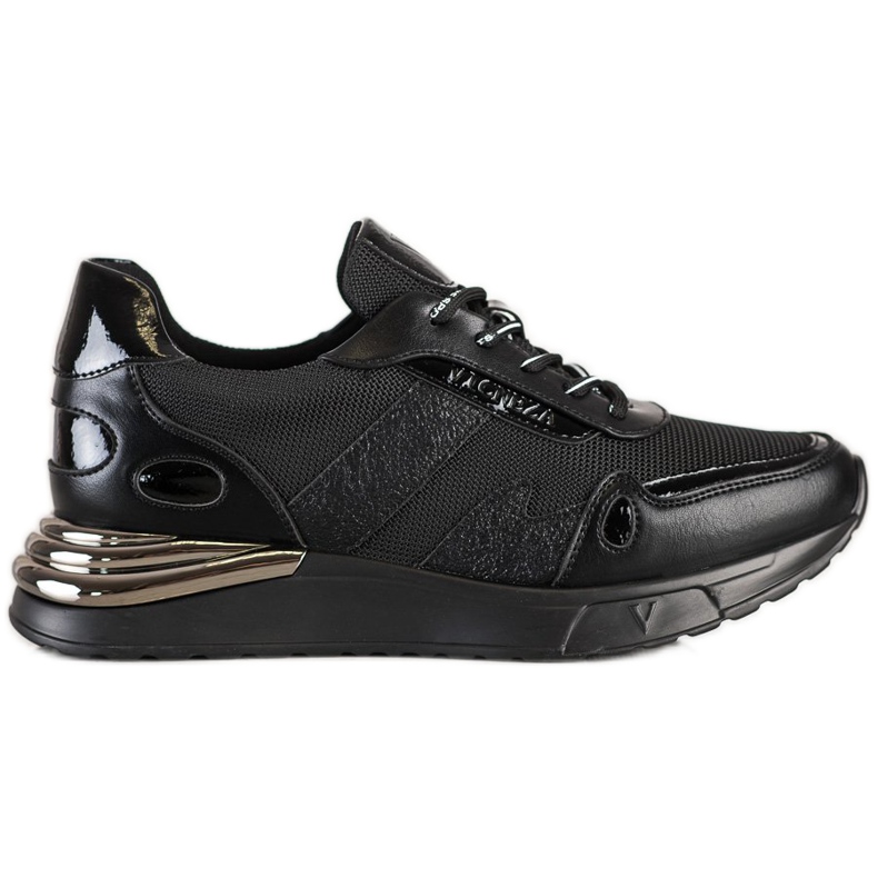 Zapatillas VINCEZA Glitter negro