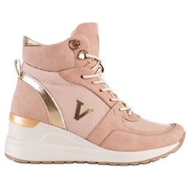 Zapatillas altas VINCEZA rosado