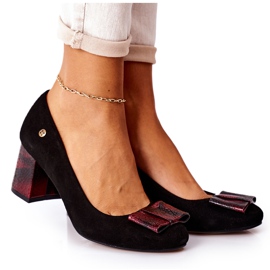 Salón Mujer Maciejka Suede Black 3356A-20 / 00-1 negro