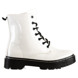 S. BARSKI Botas con cordones en la plataforma S.BARSKI blanco
