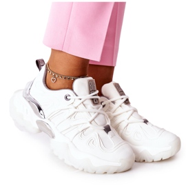 Zapatos deportivos de mujer Memory Foam Big Star II274088 Blanco