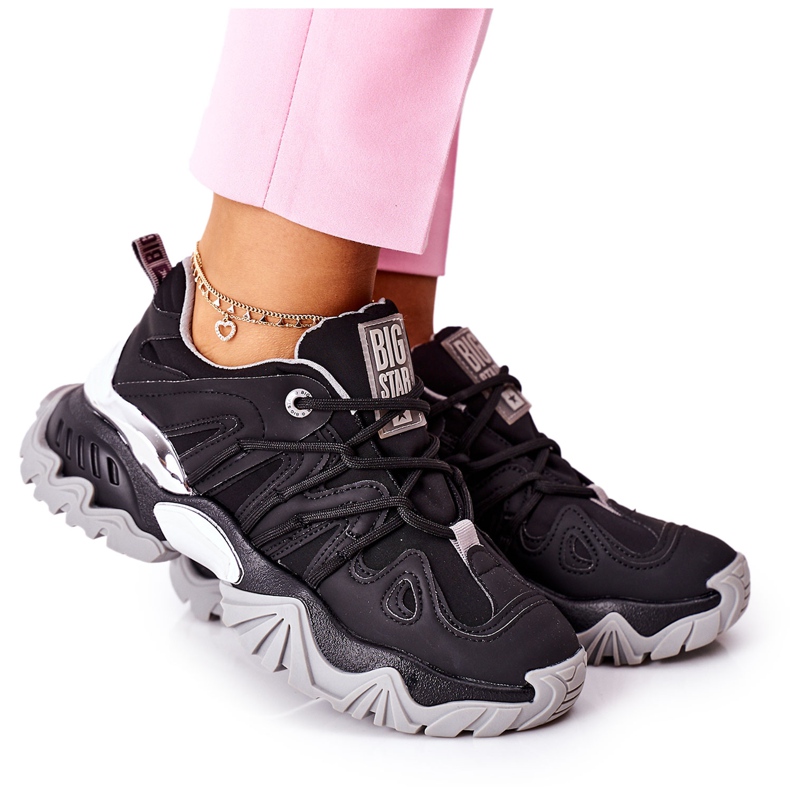 Calzado deportivo de mujer Memory Foam Big Star II274089 Negro