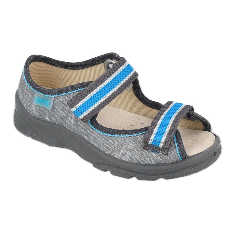 Calzado infantil befado 869X157 azul gris