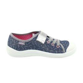 Calzado infantil befado 251Y153 azul plata gris