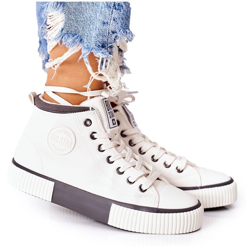 Zapatillas de deporte con aislamiento alto Big Star II274158 Blanco