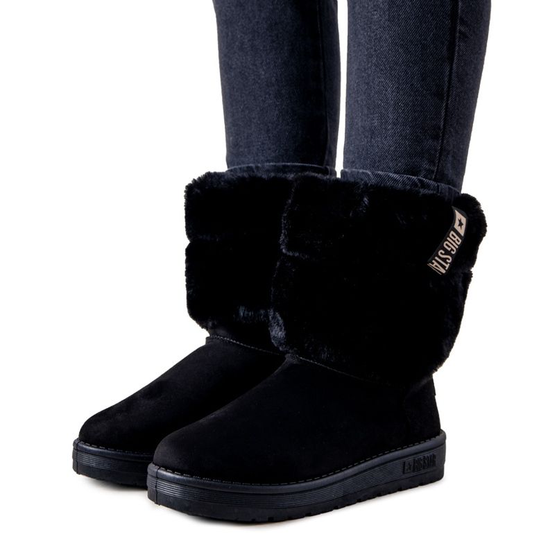 Botas de nieve Big Star negras para mujer Drave II 274123 negro Botas de nieve Big Star negras para mujer Drave II 274123 negro