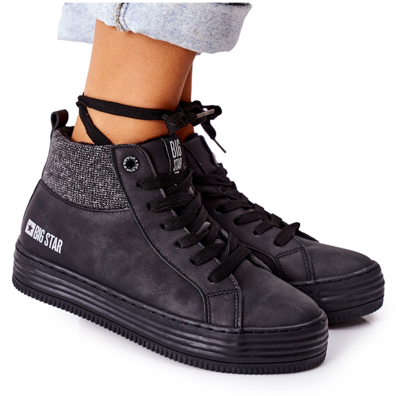 Zapatillas de deporte con aislamiento alto Big Star II274147 Negro