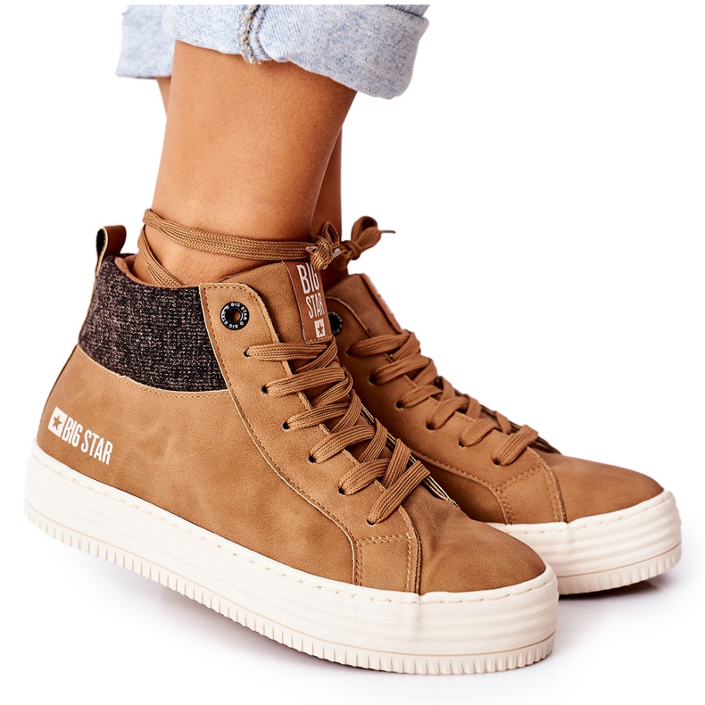 Zapatillas altas con aislamiento Big Star II274145 Camel marrón Zapatillas altas con aislamiento Big Star II274145 Camel marrón