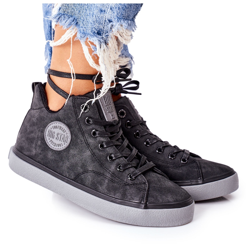 Zapatillas de piel con aislamiento Big Star II274148 Negro