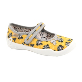 Calzado infantil befado 114X424 gris dorado