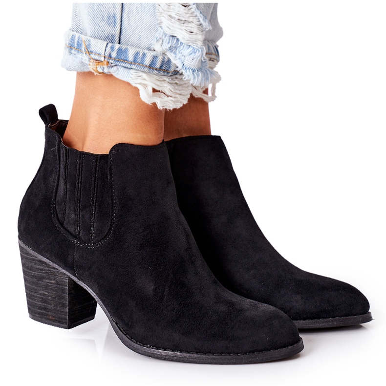 Botas de ante clásicas para mujer Black Flashbrook negro