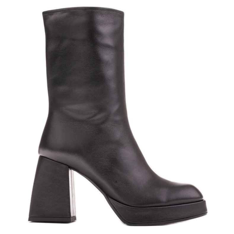 Marco Shoes Botas Rosalia en la plataforma negro