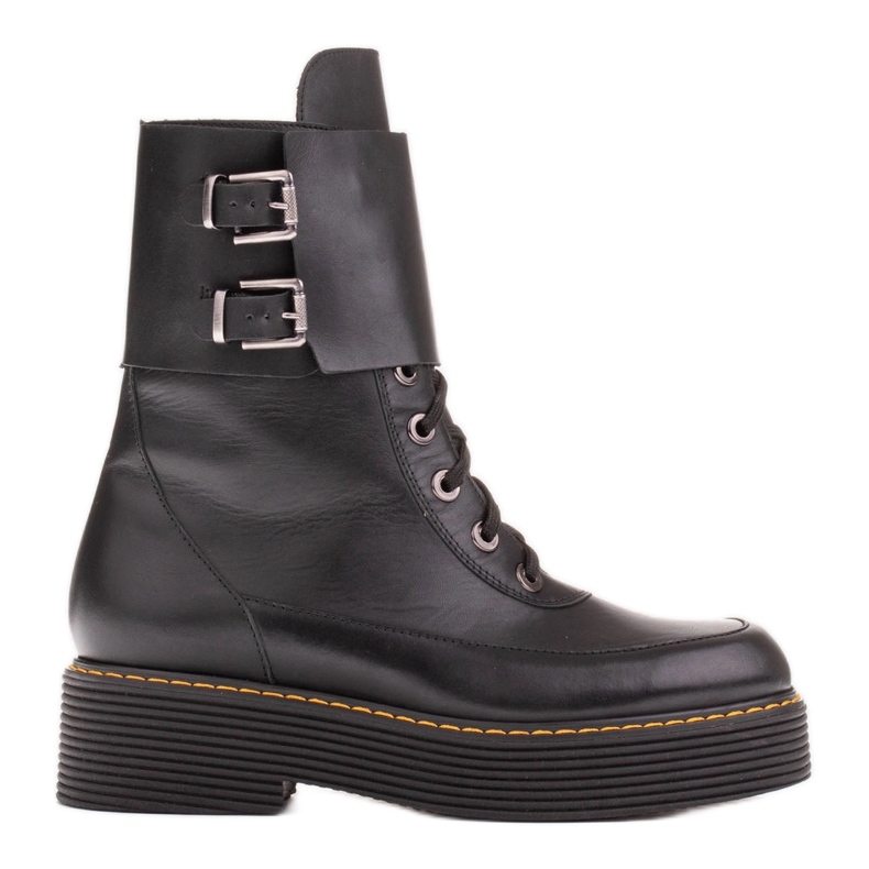 Marco Shoes Botas Federica con cierres decorativos negro