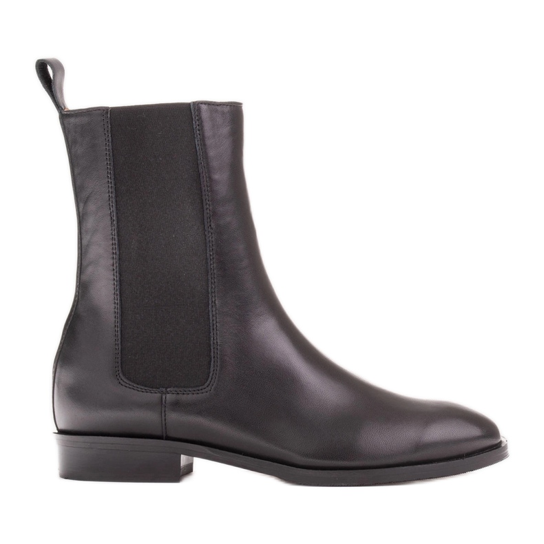 Marco Shoes Botines Chelsea Sofi con goma en la parte superior negro