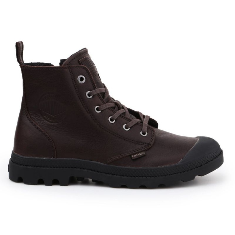 Zapatillas Palladium Pampa Zip Lth M 76888-249-M marrón