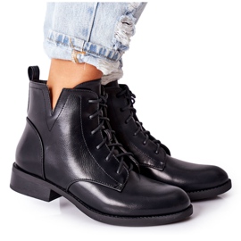 S.Barski Botines de mujer clásicos Jodhpur S. Barski Bello negro