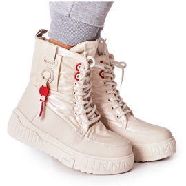 PB1 Cascia Trappers beige para mujer