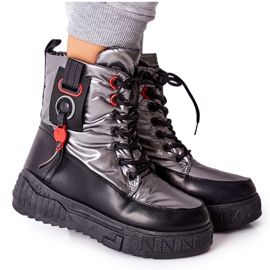 PB1 Mujeres Silver Cascia Trappers negro gris
