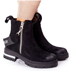 PS1 Botas de abrigo negras Cortona negras con cremallera negro