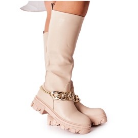 PB1 Botas altas Cecina Beige