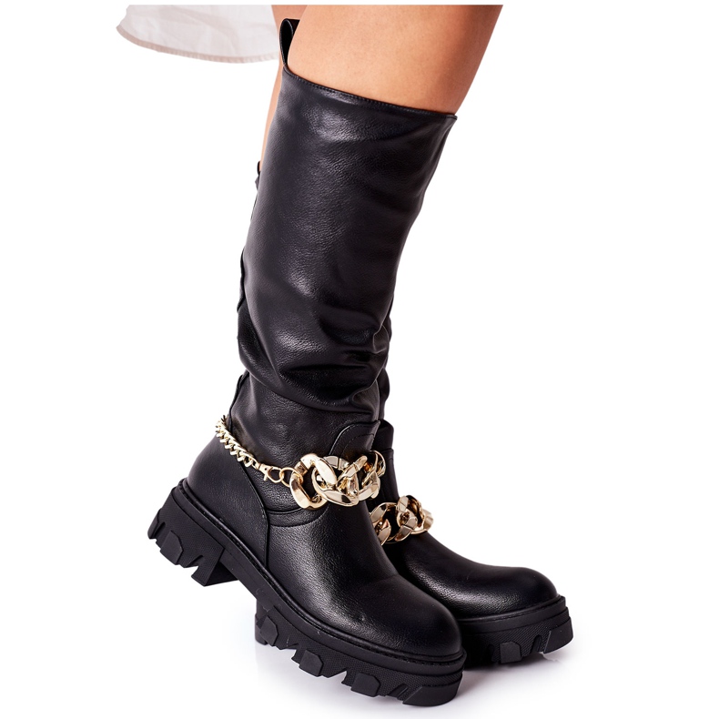 PB1 Bota Alta Cecina Negra negro