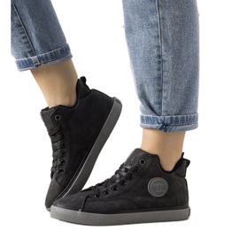Zapatillas Giulia de mujer Big Star con aislamiento negro