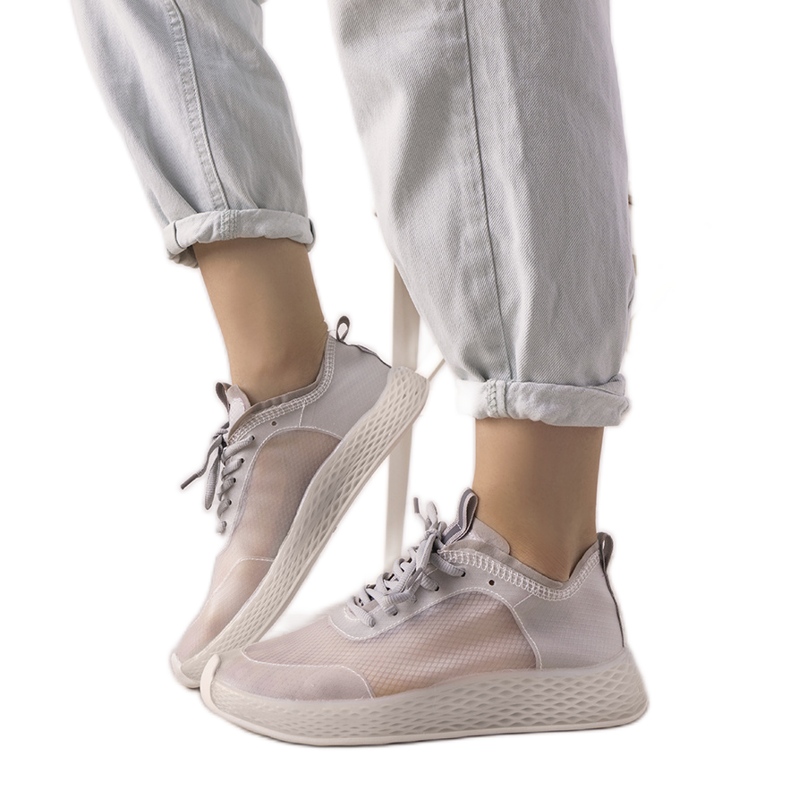 Zapatillas deportivas Alicante gris transparente