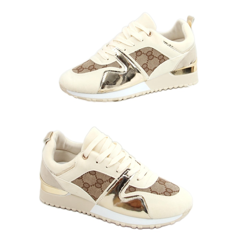 Calzado deportivo beige B0-906 Beige Calzado deportivo beige B0-906 Beige