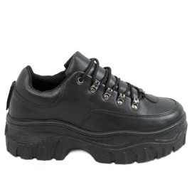 Deportivo negro de suela alta 6291 Negro