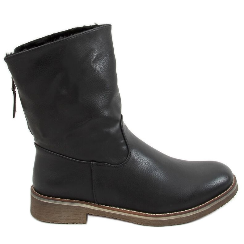 Botas negras con aislamiento grueso Z141 Black negro Botas negras con aislamiento grueso Z141 Black negro