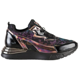 Zapatillas Con Efecto Holo VINCEZA negro
