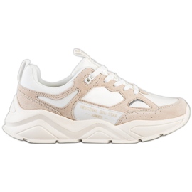 Zapatillas de Mujer Big Star GG274657 beige marrón