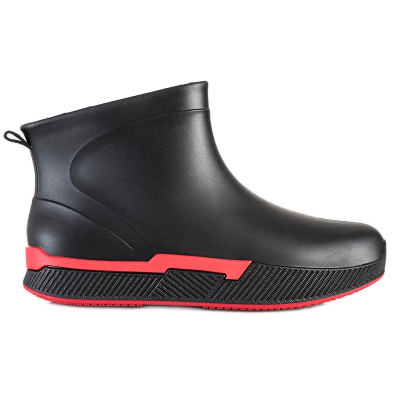 SHELOVET Chanclos cortos en la plataforma negro
