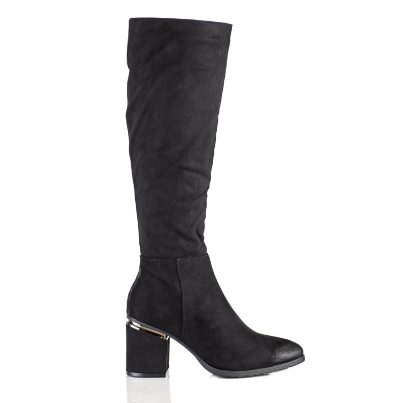 Filippo Botas de gamuza elegantes negro