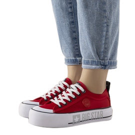 Zapatos deportivos Alexa Red Big Star para mujer rojo