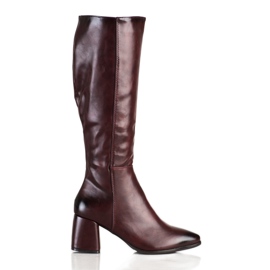 M.Daszyński Botas cálidas en Spitz rojo