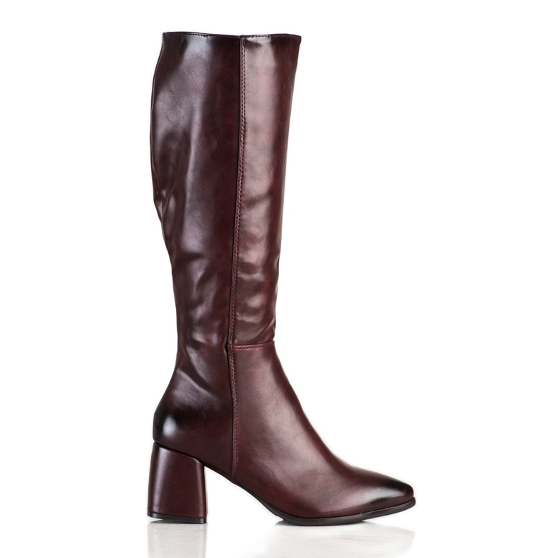 M.Daszyński Botas cálidas en Spitz rojo M.Daszyński Botas cálidas en Spitz rojo