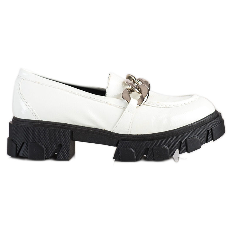 SHELOVET Mocasines blancos de moda SHELOVET Mocasines blancos de moda