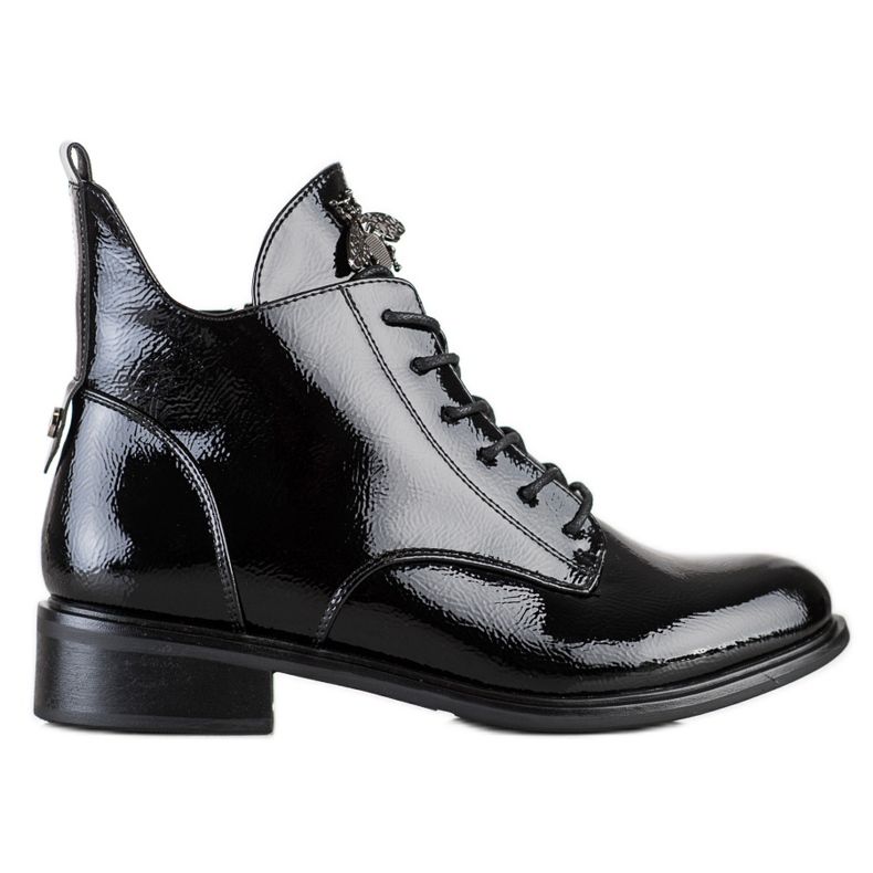 Filippo Botas elegantes con cordones negro