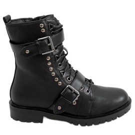 Botas militares negras B063-11 Negra negro