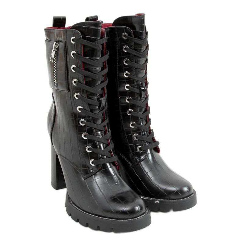 Botas en el poste negro M530 Black Stone Botas en el poste negro M530 Black Stone