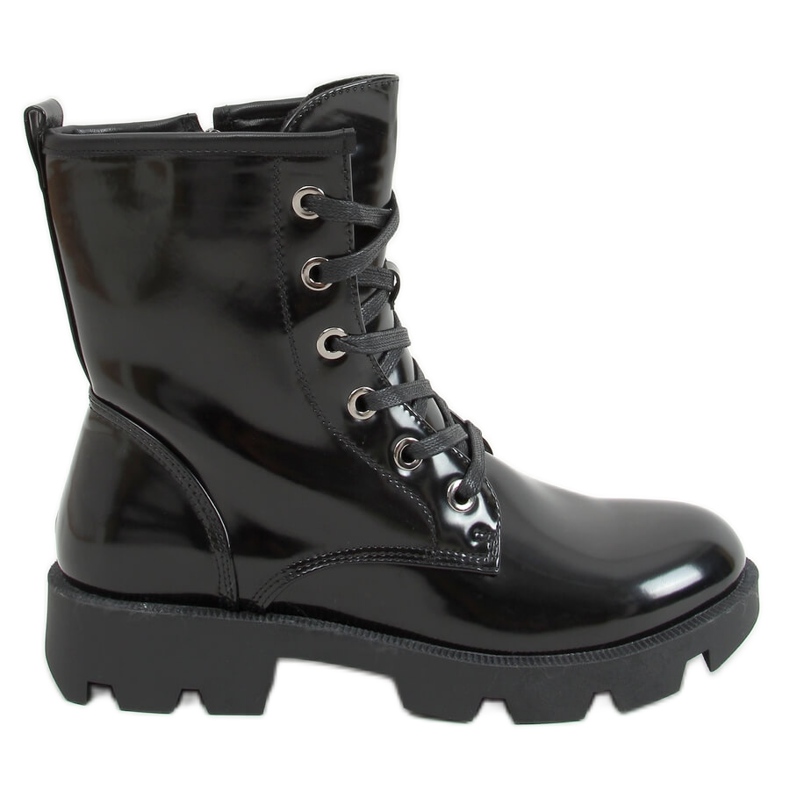 Trabajadores con cordones negros Y9551 Negro Trabajadores con cordones negros Y9551 Negro