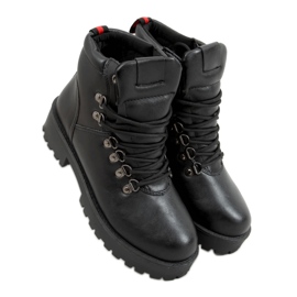 Negro Botas en el protector negro BD921-KB Negro