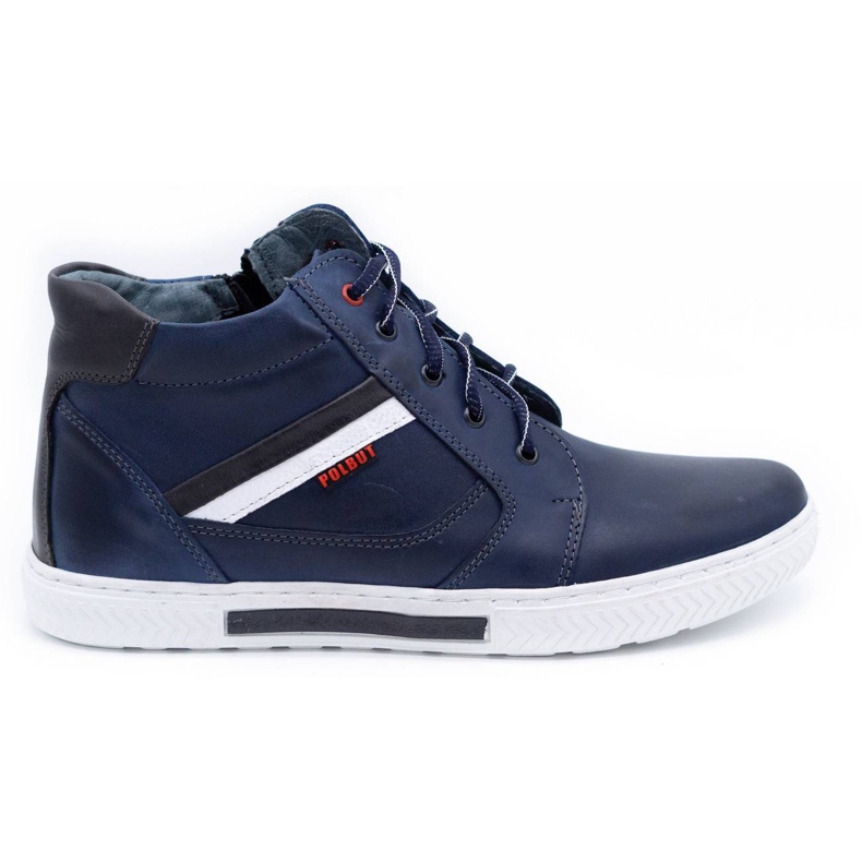 Polbut Zapatos de invierno para hombre J47F azul marino